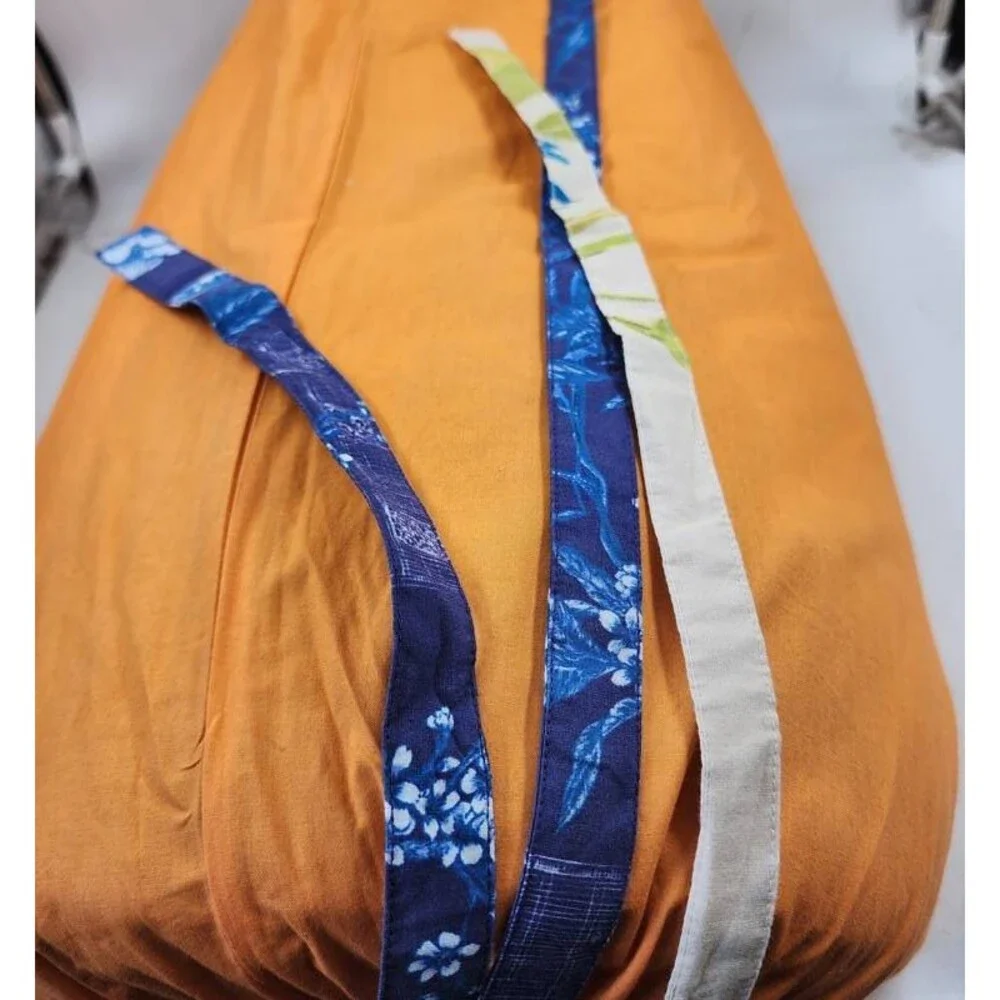 Coniglio Palm Beach Bird of Paradise Faded Banana Reversible Quilt Cranes Indigo